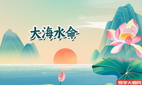 大海水命是哪一年出生的，命运怎么样？