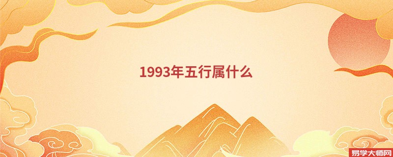 1993年五行属什么