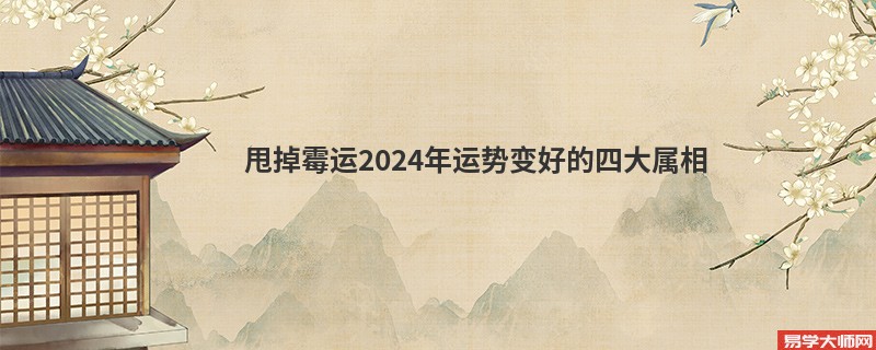 甩掉霉运2024年运势变好的四大属相  鼠2024年运势好吗