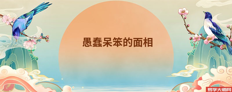 愚蠢呆笨的面相