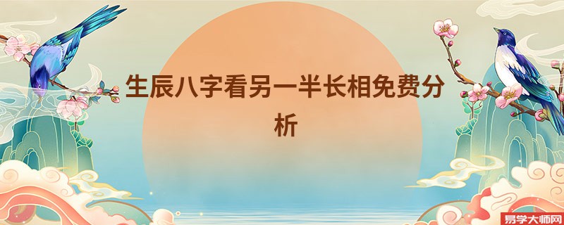 生辰八字看另一半长相免费分析